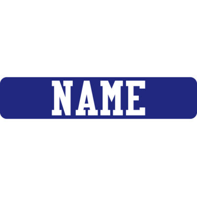 Single Blue Name Bar Thumbnail