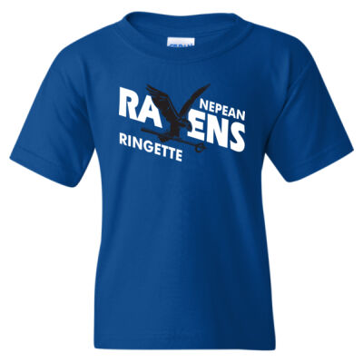 Gildan Youth Ravens Ringette Crest Printed T-Shirt Thumbnail