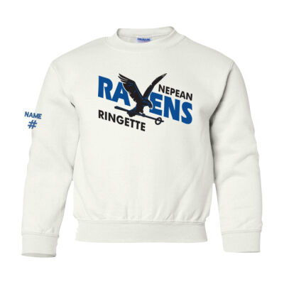 Gildan Youth Ravens Ringette Crest Printed Crewneck Thumbnail