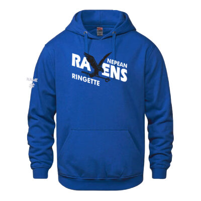 Vault Unisex Ravens Ringette Crest Printed Hoodie Thumbnail