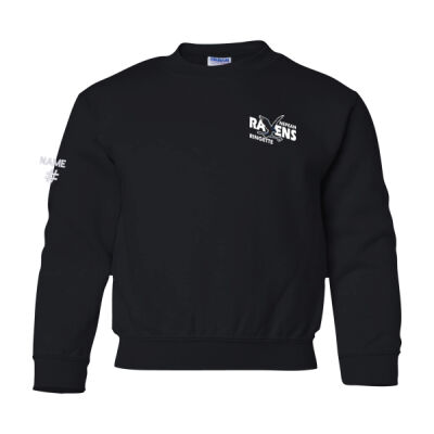 Gildan Youth Ravens Ringette Crest Printed Crewneck Thumbnail