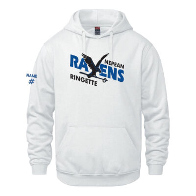 Vault Unisex Ravens Ringette Crest Printed Hoodie Thumbnail
