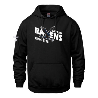 Vault Unisex Ravens Ringette Crest Printed Hoodie Thumbnail